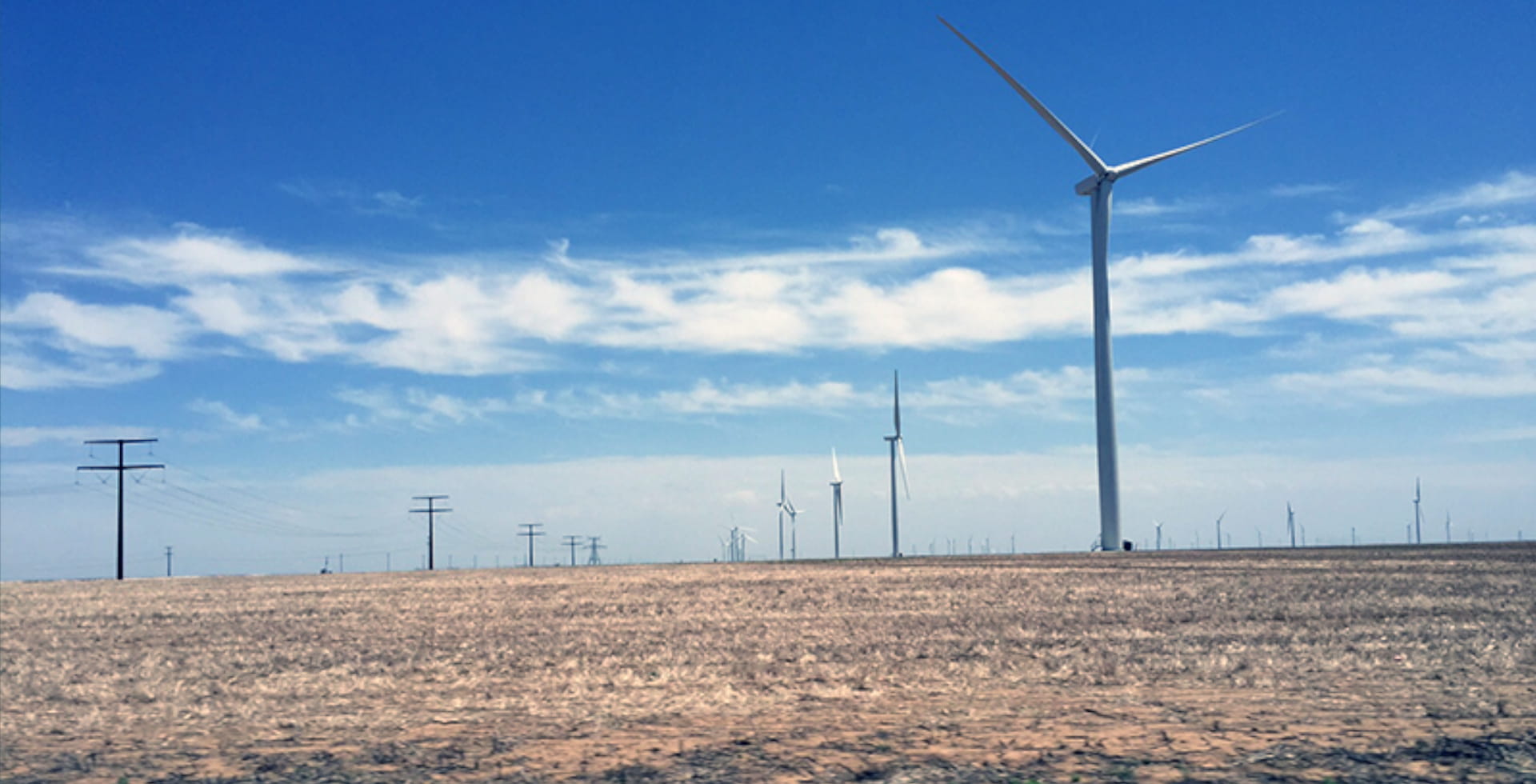 Investment in a wind project in Texas